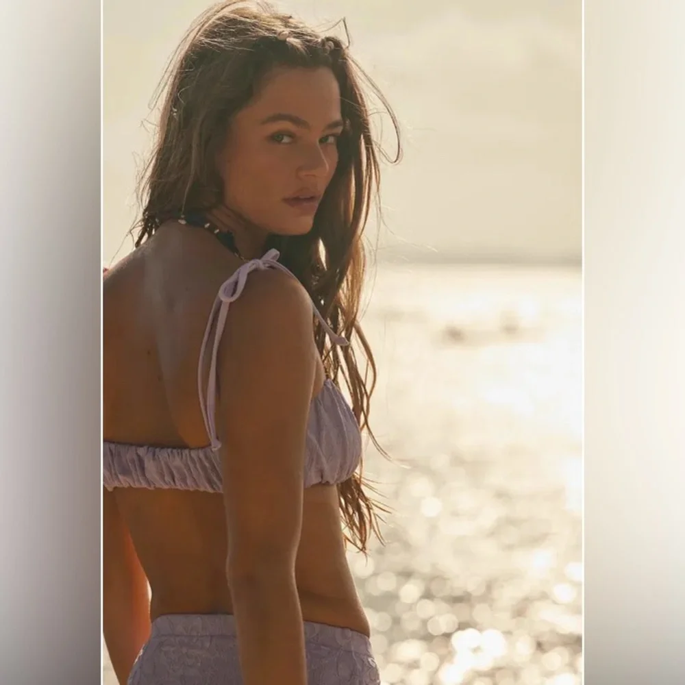 Free People Perri Kini Lavender Bikini Top, NWOT , size Large - Picture 3 of 5